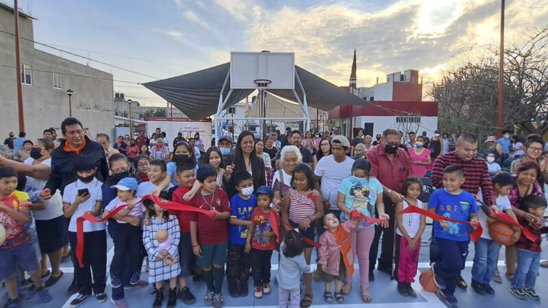Ariadna Ayala crea nuevo espacio público en la colonia Benito Juárez en Atlixco