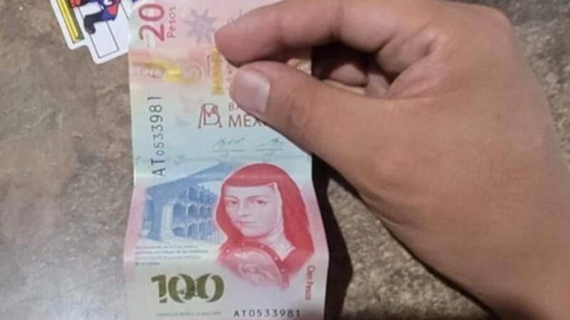 ¿Recibiste un billete de 120 pesos?