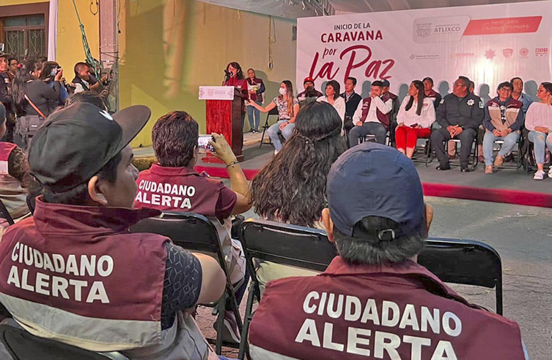 “Caravana por la paz”, programa para reforzar la seguridad pública en Atlixco