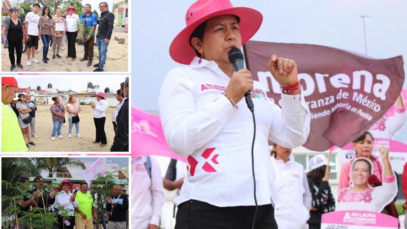 La Candidata Ana Laura Altamirano encabeza reforestación en el Fraccionamiento Tabachín