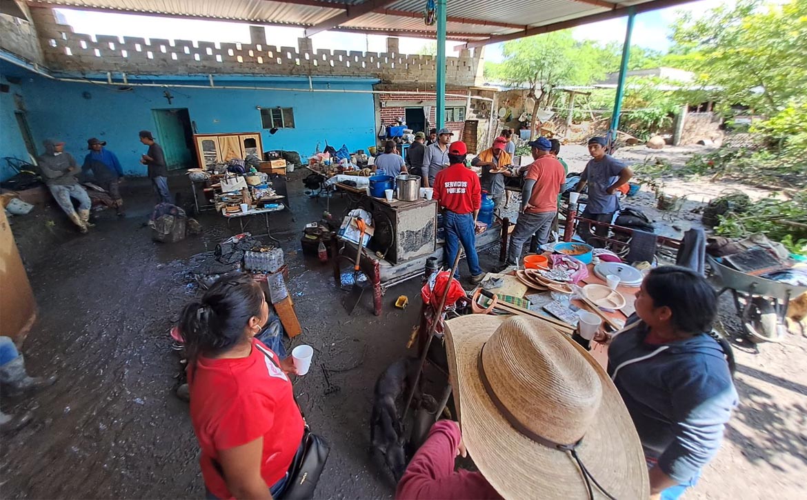 Afectaciones por lluvias en el municipio de Huaquechula