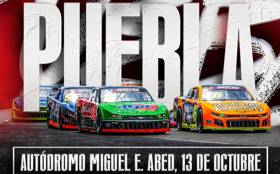 Semifinal de Nascar México Series en autódromo de Amozoc