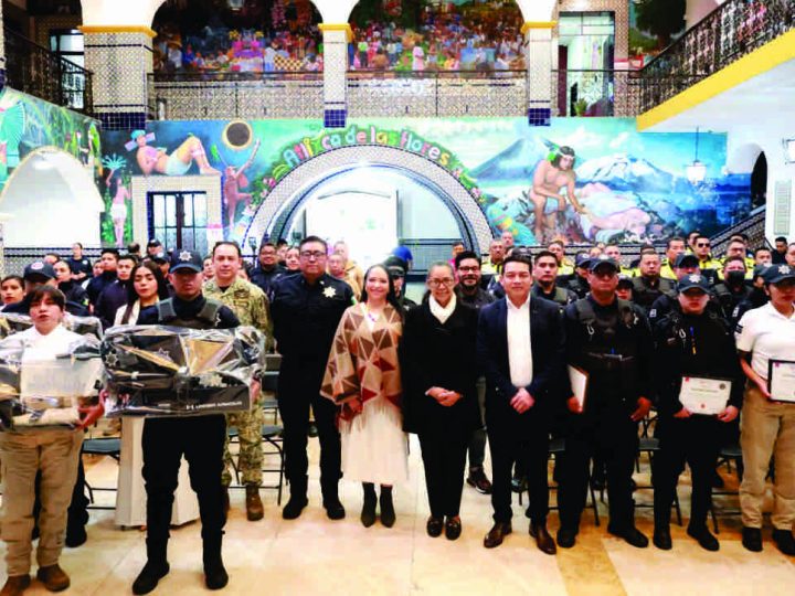 Ariadna Ayala fortalece la seguridad en Atlixco con nuevo equipamiento policial