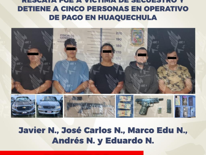 Fiscalía del estado rescata a víctima, la secuestran en Atlixco y la tenían en Huaquechula